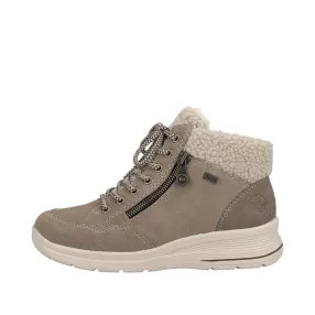   Rieker TEX L7701 24 vízálló női fűzős telitalpú bokacipő
