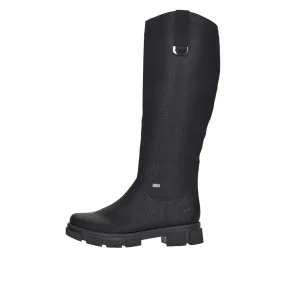    Rieker TEX Y7190 00 női csizma, divatos, platformos, vízálló