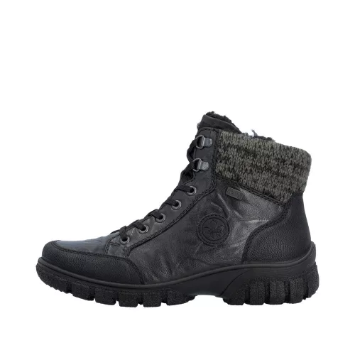 Rieker TEX Z7230 00 sportos, vízálló női fűzős bakancs