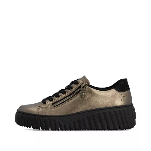 Rieker N2501 90 divatos női platform sneaker