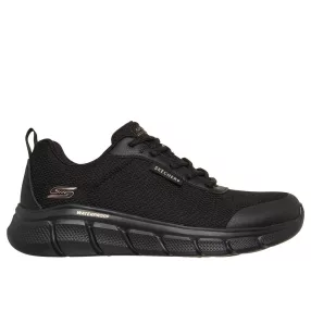   Skechers  BOBS 117351 BBK vízlepergető női fűzős félcipő