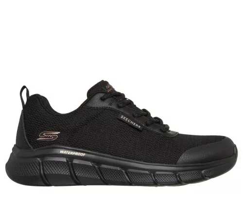 Skechers  BOBS 117351 BBK vízlepergető női fűzős félcipő