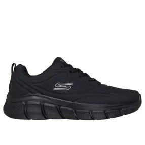   Skechers BOBS 118110 BBK kényelmes fűzős férfi sportcipő