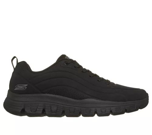 Skechers BOBS 118206 BBK kényelmes fűzős férfi sportcipő

