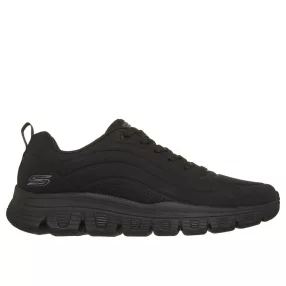   Skechers BOBS 118206 BBK kényelmes fűzős férfi sportcipő

