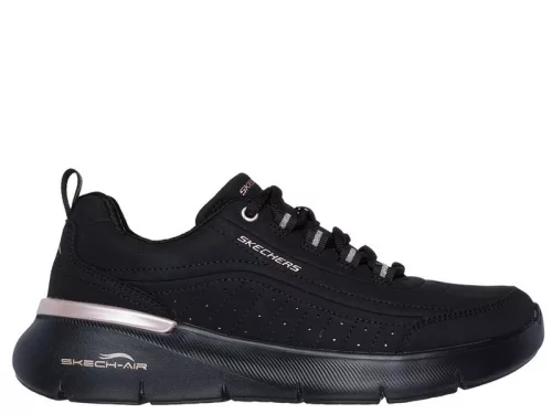 Skechers 150373 BKRG divatos női sneaker