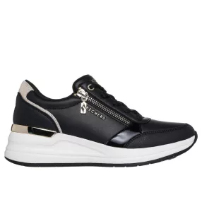 Skechers 177341 BLK női fűzős félcipő