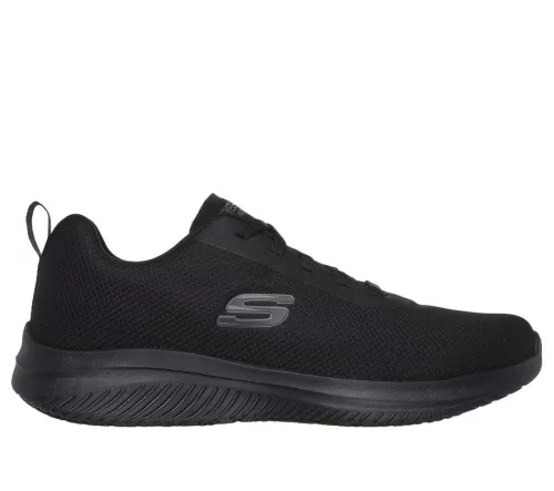 Skechers WORK 200241EC BLK kényelmes fűzős férfi félcipő
