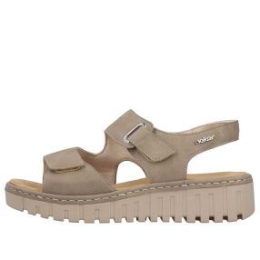   Rieker V1382 64 női tépőzáras magasított talpú szandál