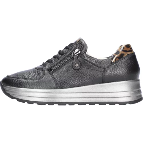 Waldlaufer 758009 203642 divatos fűzős női szarvasbőr sneaker